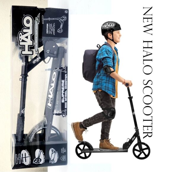 Brand New Halo Rise Above Scooter Supreme Big Wheel Scooter Christmas Gift